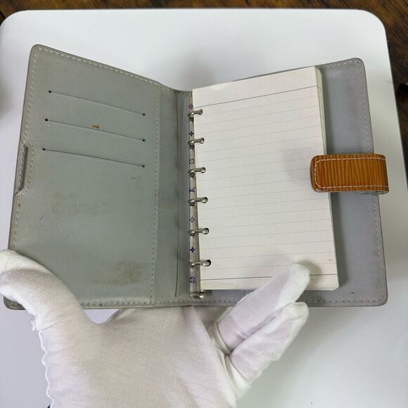 Louis Vuitton Cyber Epi Agenda PM Cover Day Planner Small Bronze - Picture 7 of 16